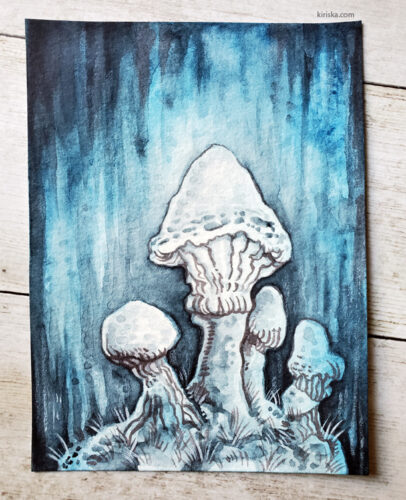 Lil mushroom painting